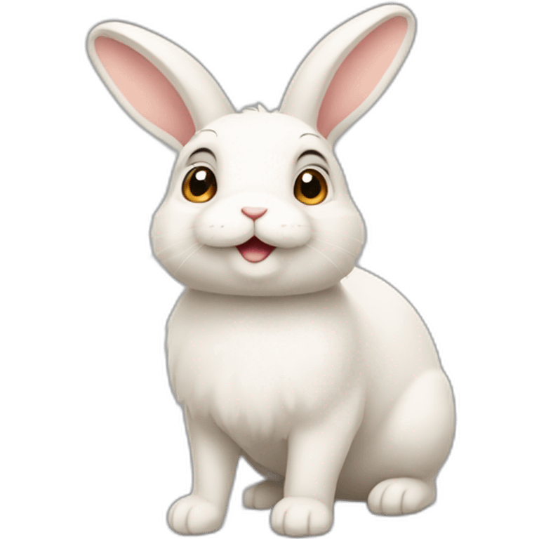 Lapin trop mignon emoji