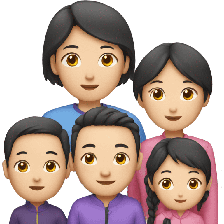 Chinese family emoji