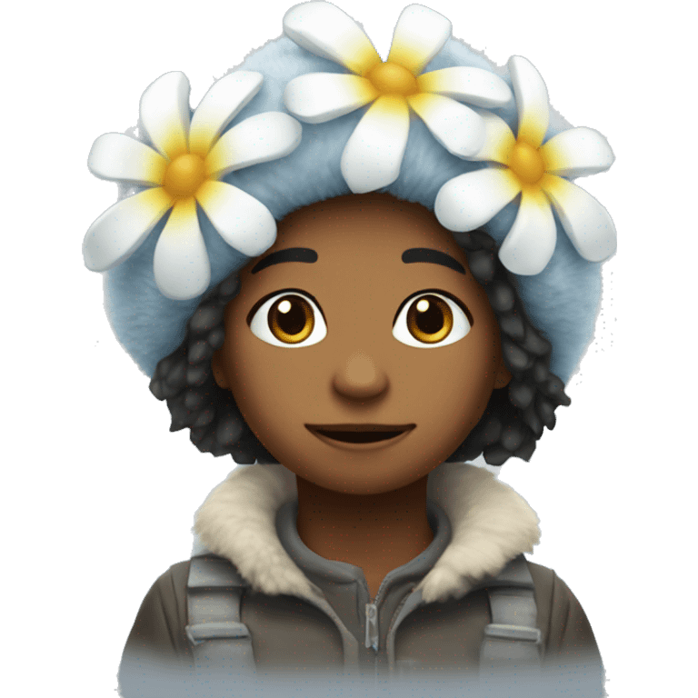 antarctica flower children emoji