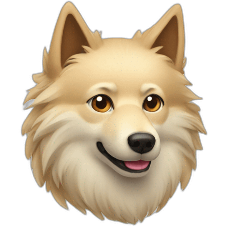 spitz loup emoji