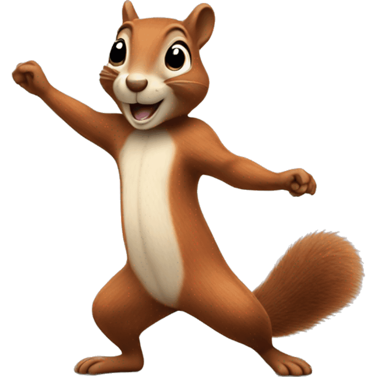 Squirrel dancing emoji