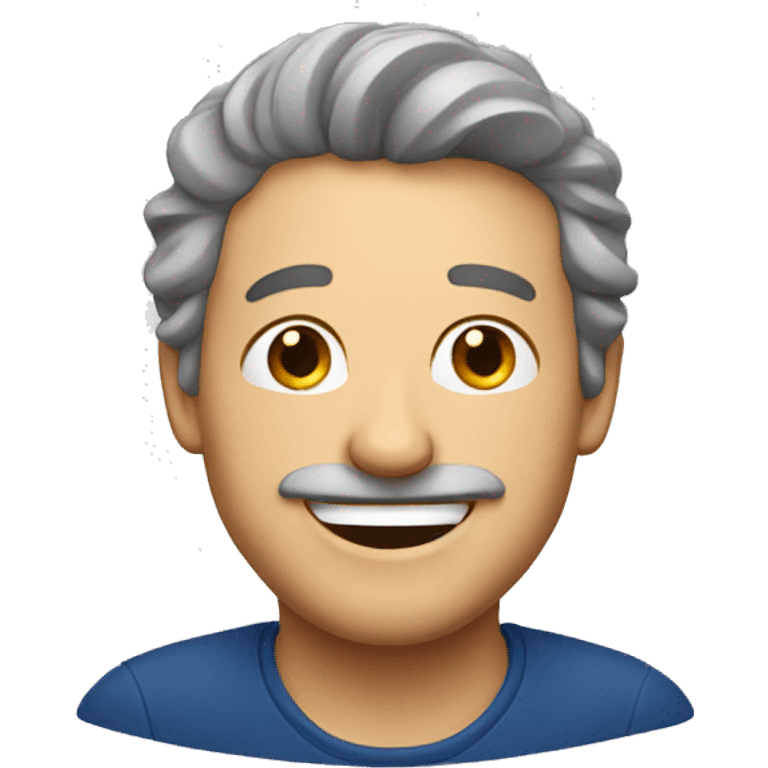 Smiling French man emoji