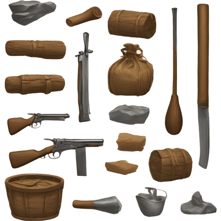 Civil War supplies emoji