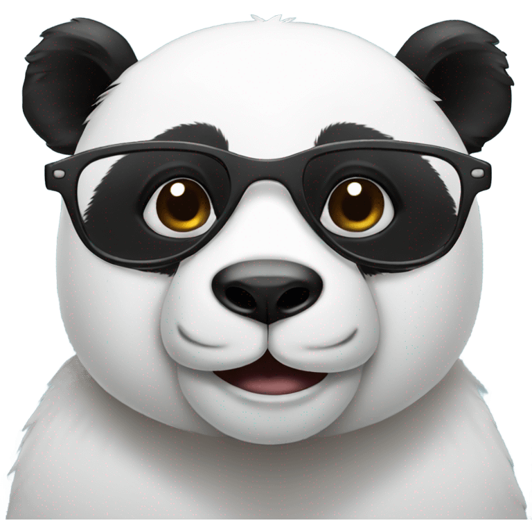 panda with glasses emoji