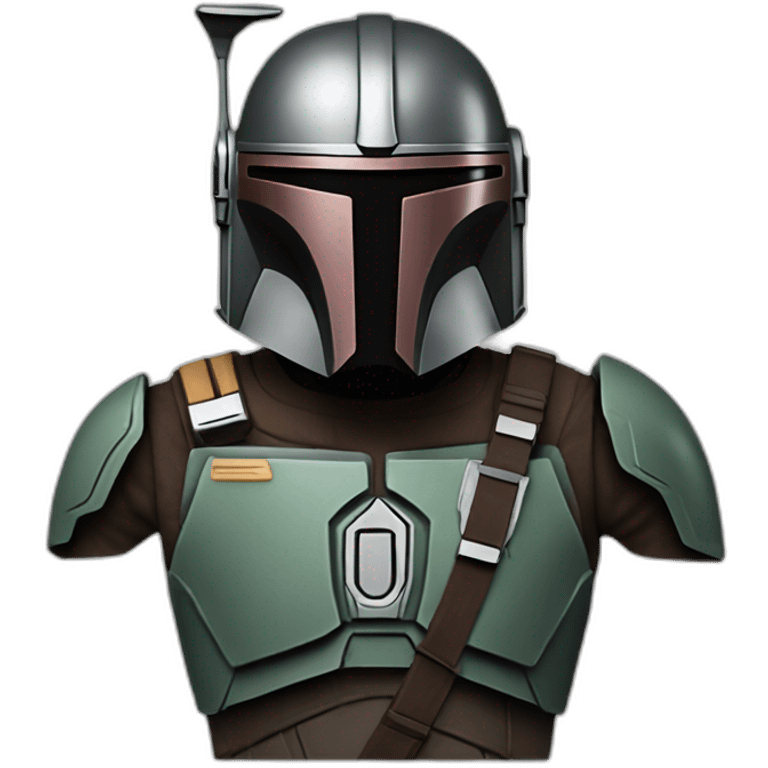 mandalorian no helmet emoji