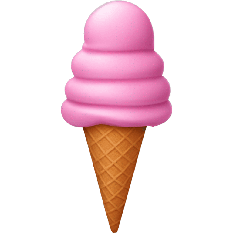 pink ice cream emoji