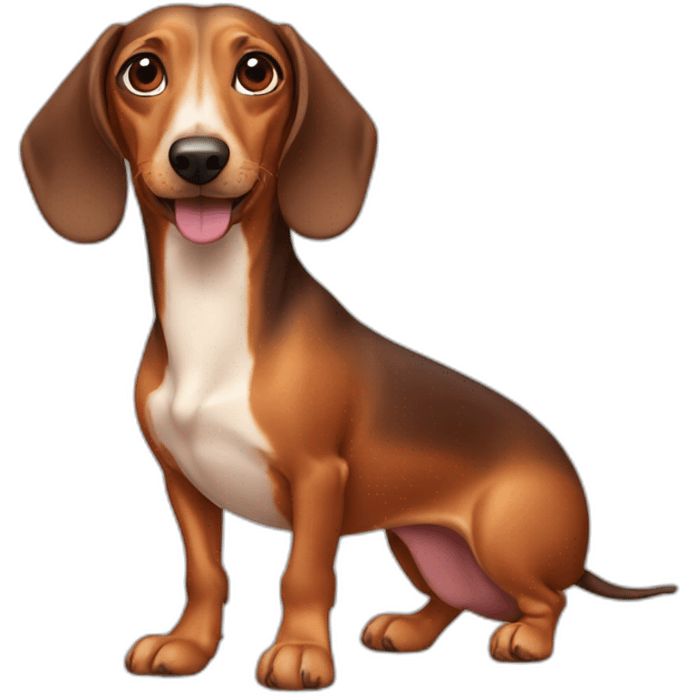 Weiner dog emoji