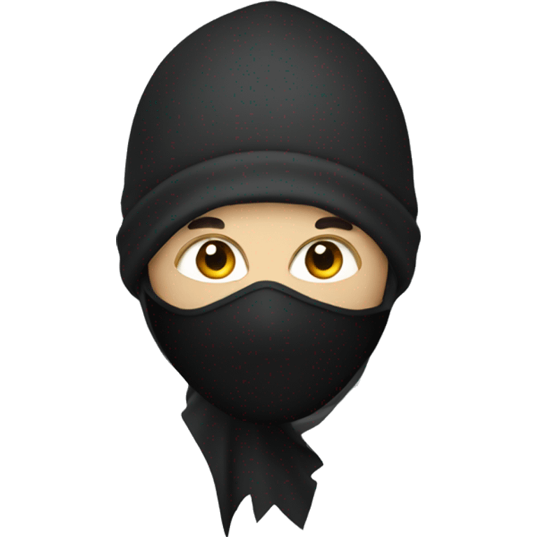 Thief with mask emoji