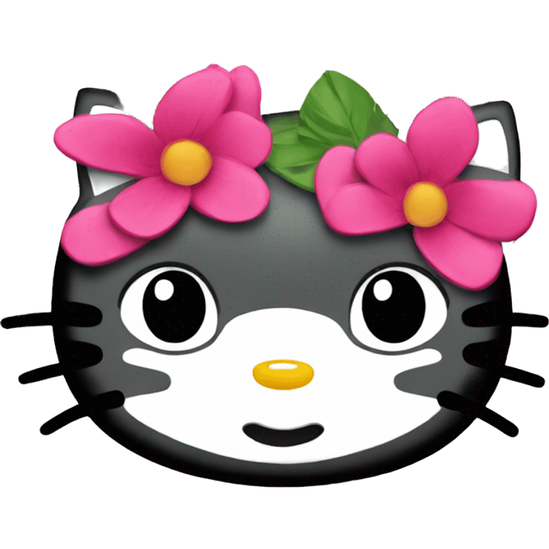 Tropical hello kitty  emoji