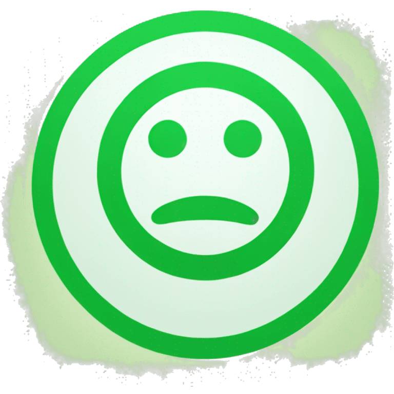 green circle outline emoji