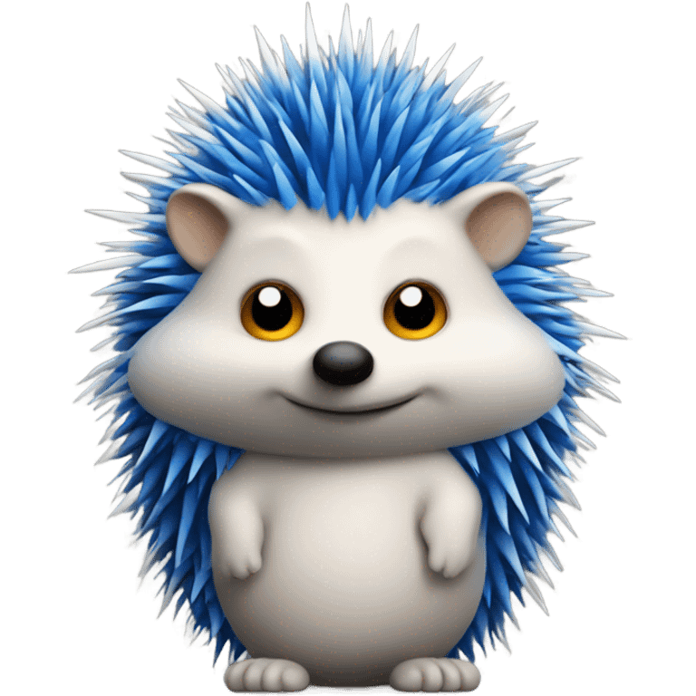 Blue hedgehog emoji