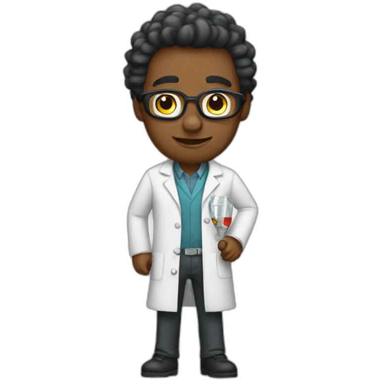 Strong scientist emoji