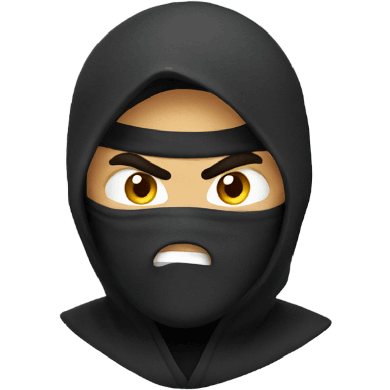 Angry ninja emoji