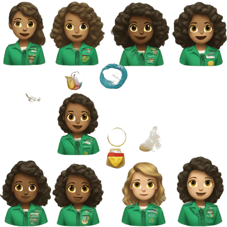 girl scout badges emoji