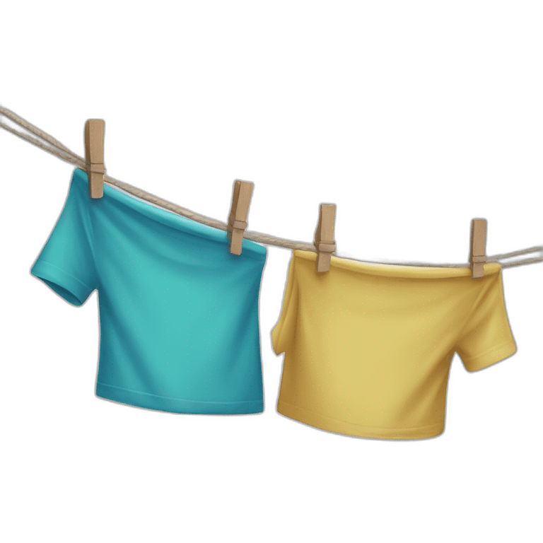 Washing line emoji