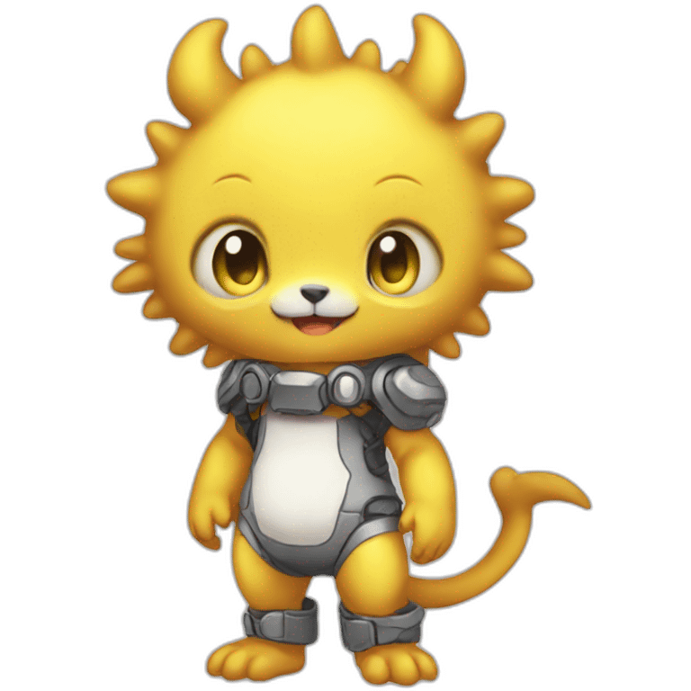 baby Digimon creature full body emoji