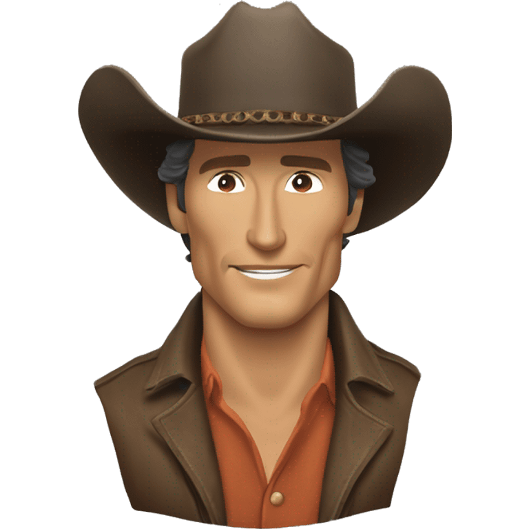 Matthew McConaughey cowboy hat emoji