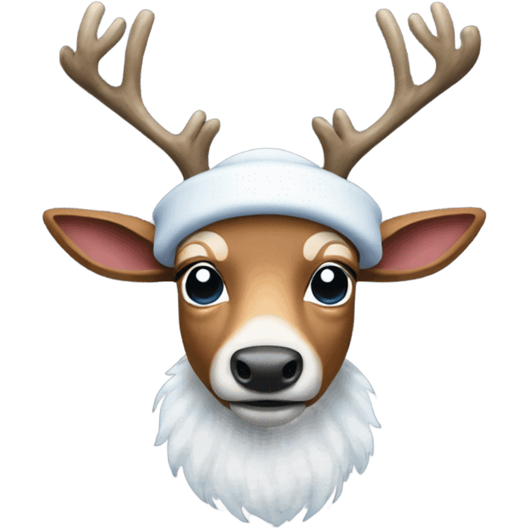 Tony tony chopper blue nose reindeer  emoji