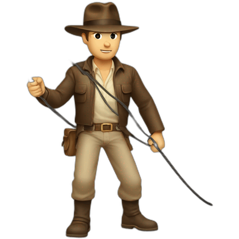 indiana jones with lasso emoji