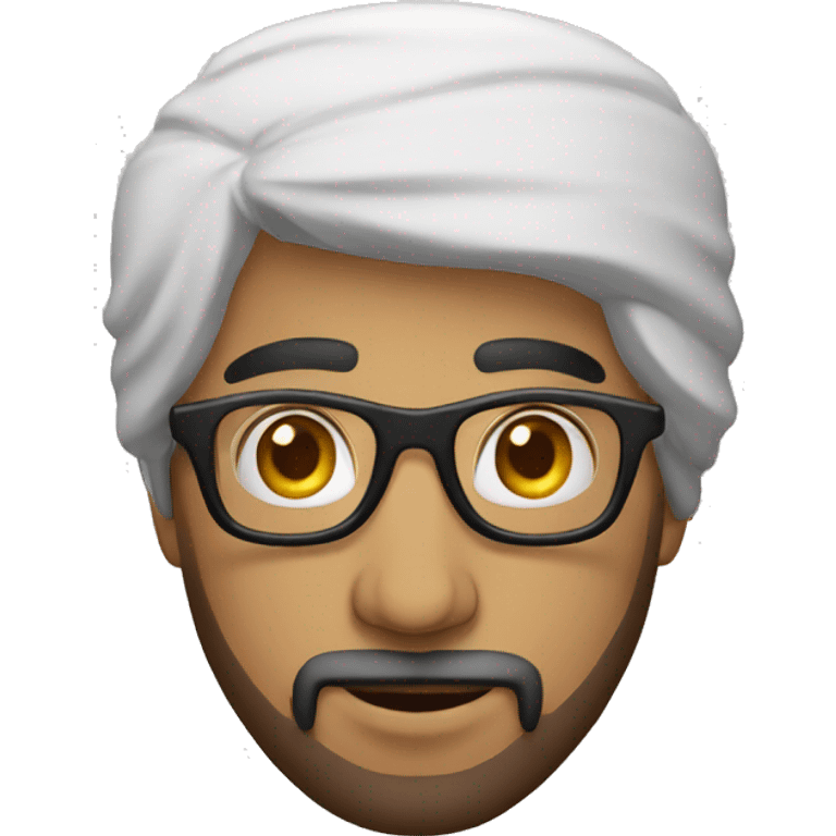 Arabe con lentes emoji