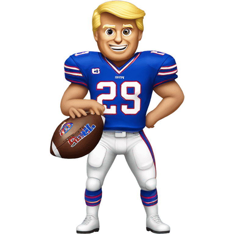 Trump as a bills quarterback  emoji