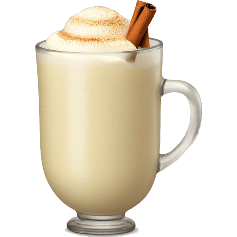 eggnog with cinnamon stick emoji