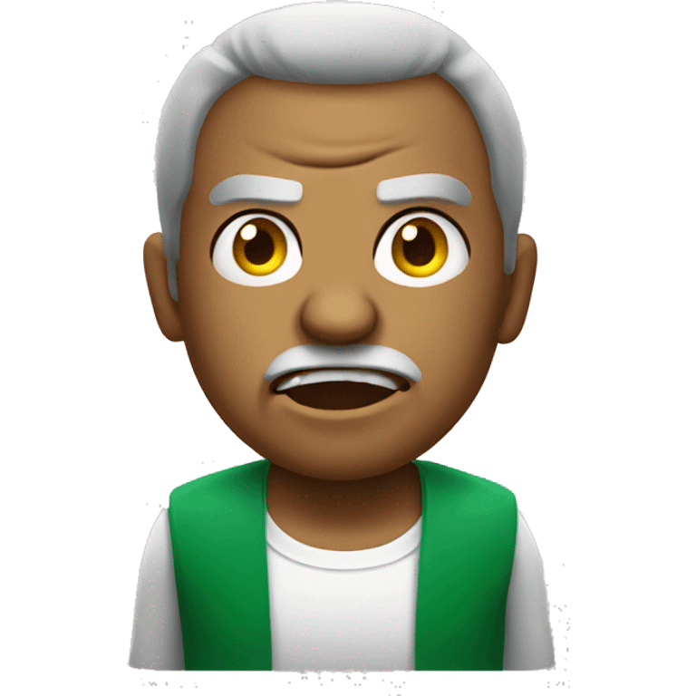 Angry brazil man emoji