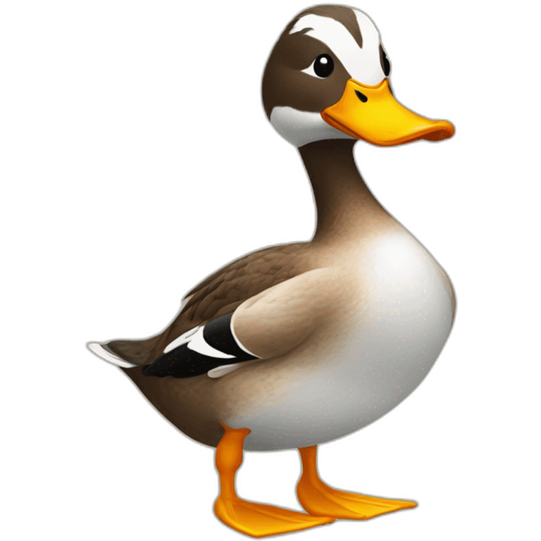 The famous Tiktoker Duck emoji