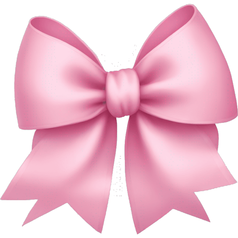 light pink ribbon bow emoji