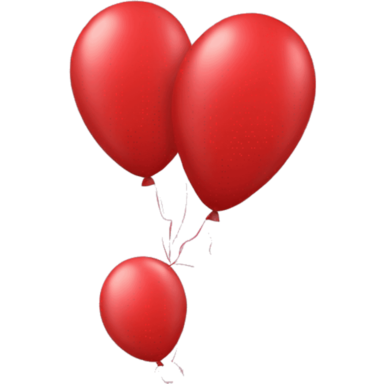 Red balloons  emoji