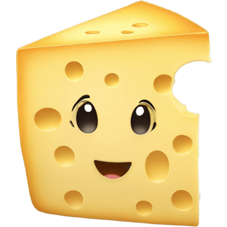 Cheese on to of a mouse emoji