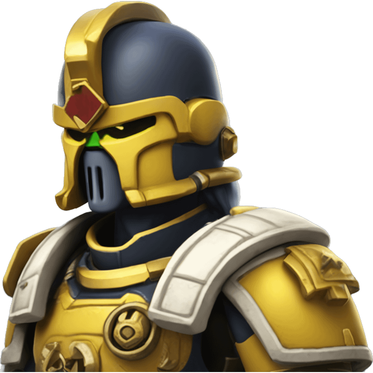 Warhammer 40k yellow space marine Thumbs up emoji