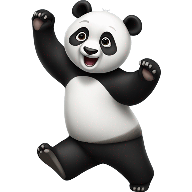 Panda dancing emoji