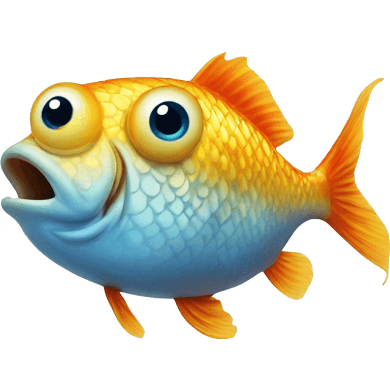 fish with 3 eyes emoji