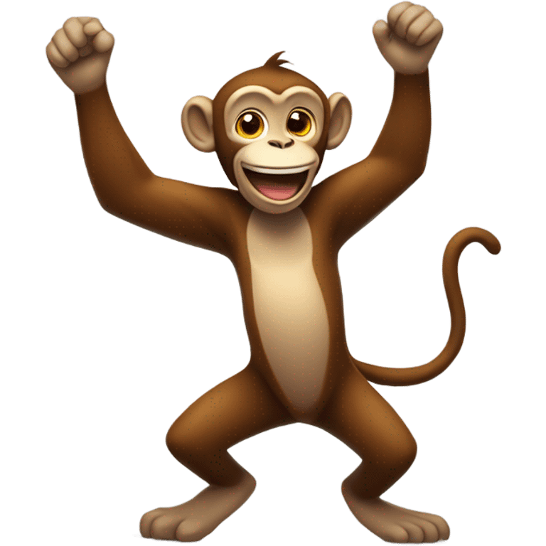 Monkey dancing  emoji