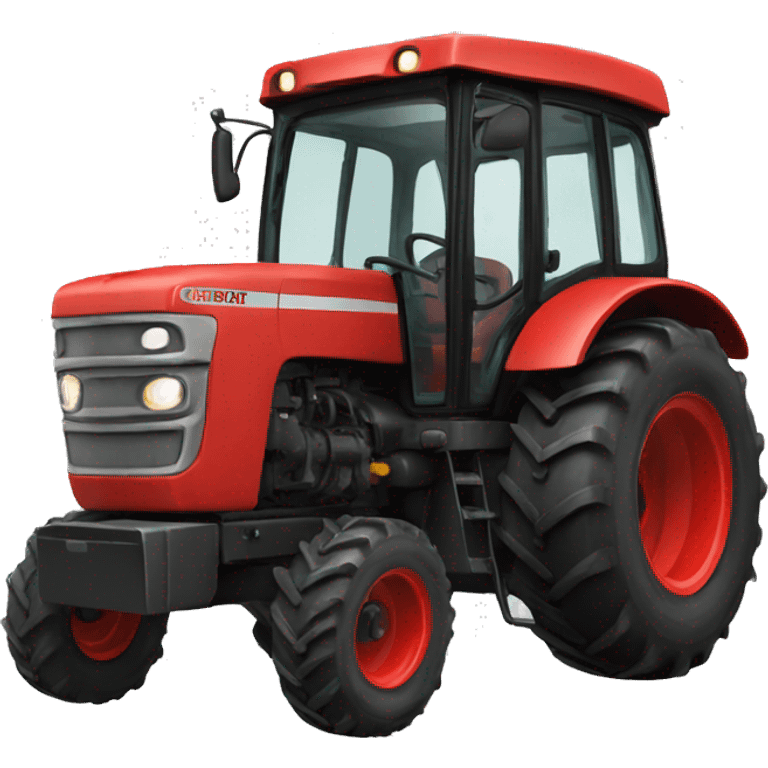 Tracteur rouge emoji