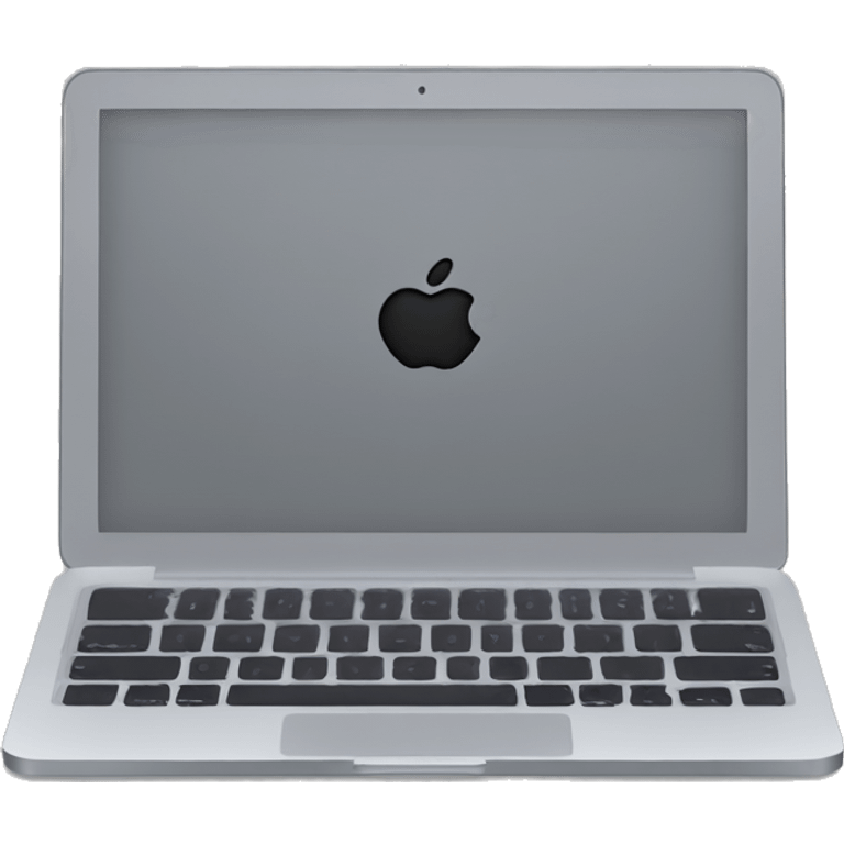 grey macbook emoji