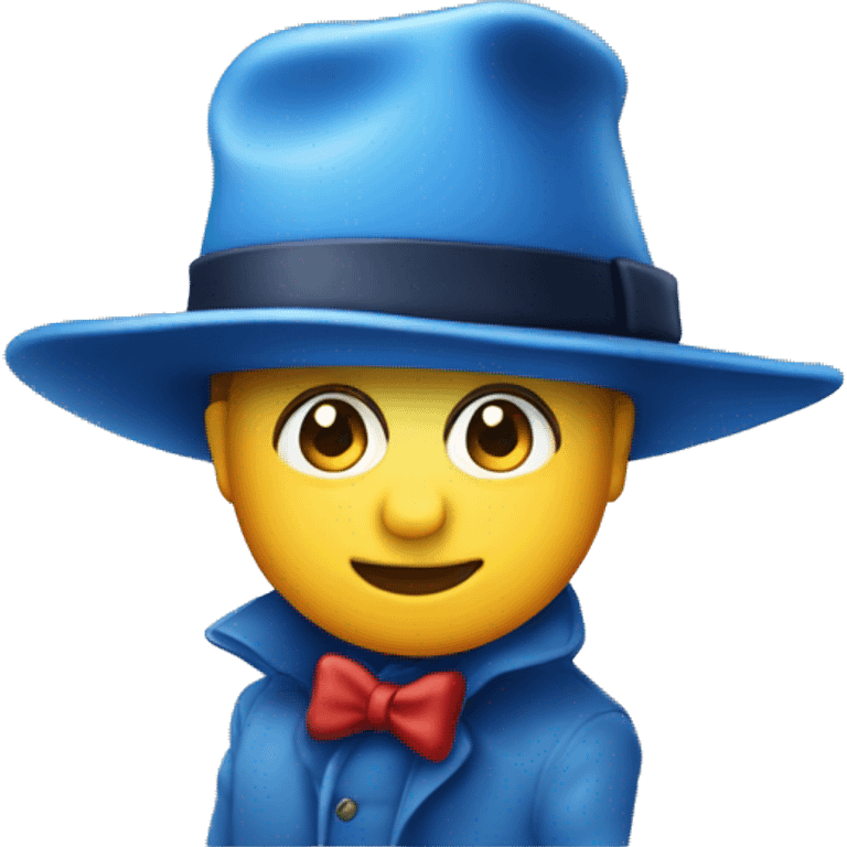 Granchio blu con cappello  emoji