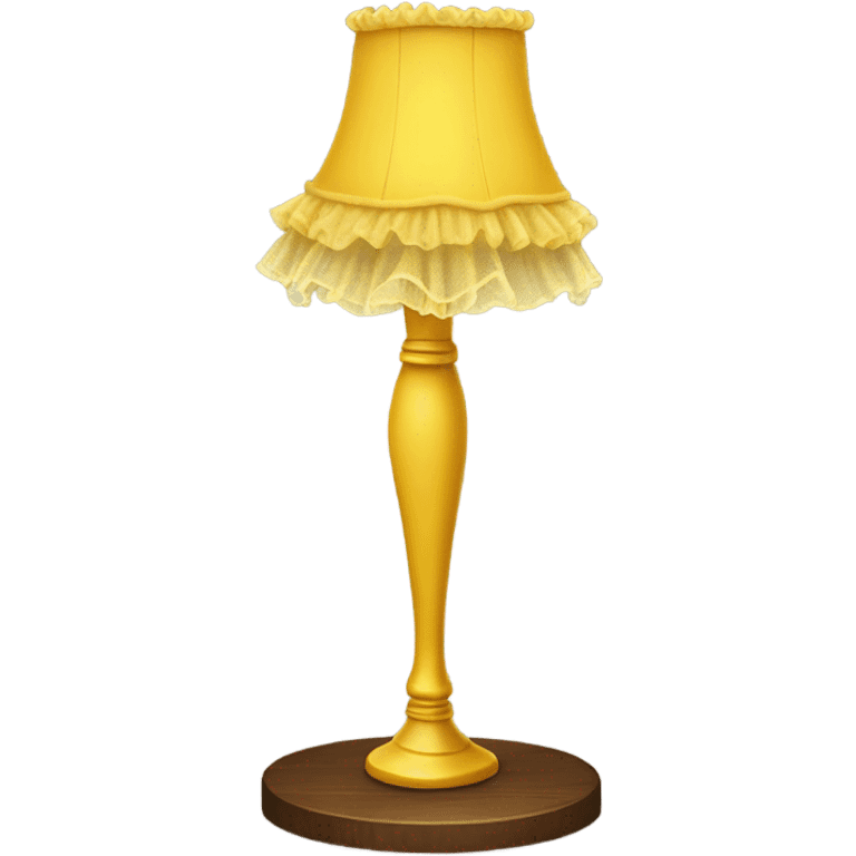 Christmas story leg lamp emoji