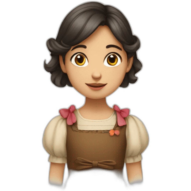 Niña del aro emoji