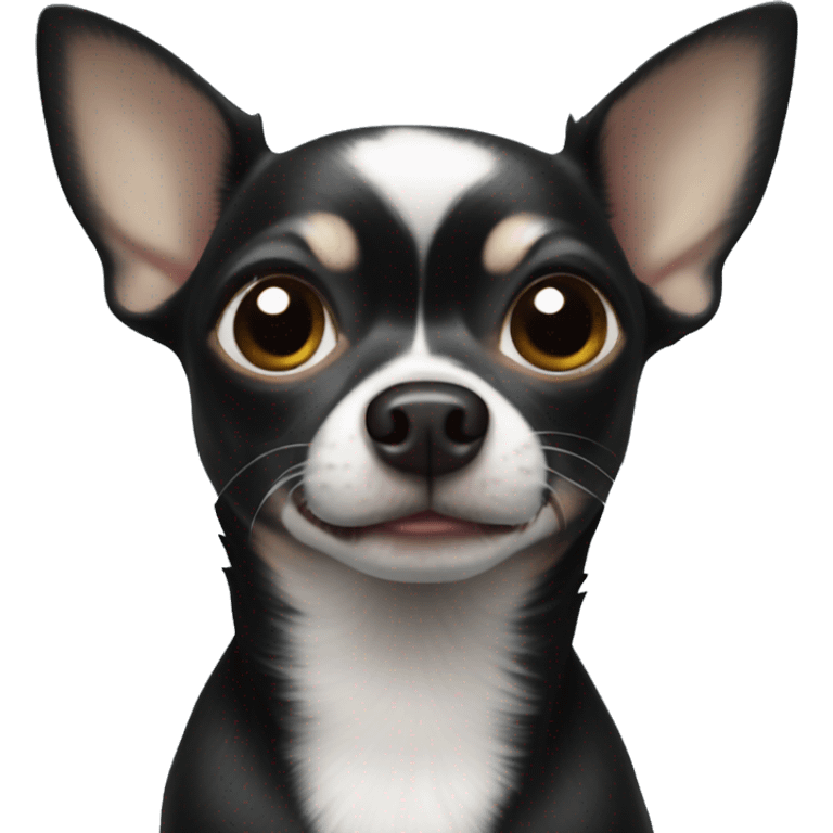 Black chihuahua  emoji