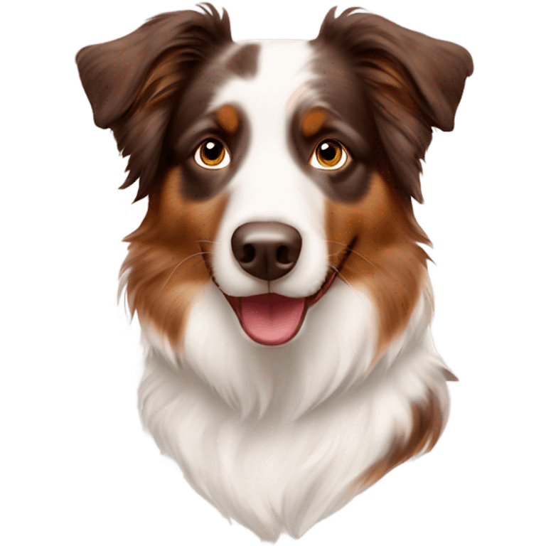 Australian Shepherd red Merle   emoji