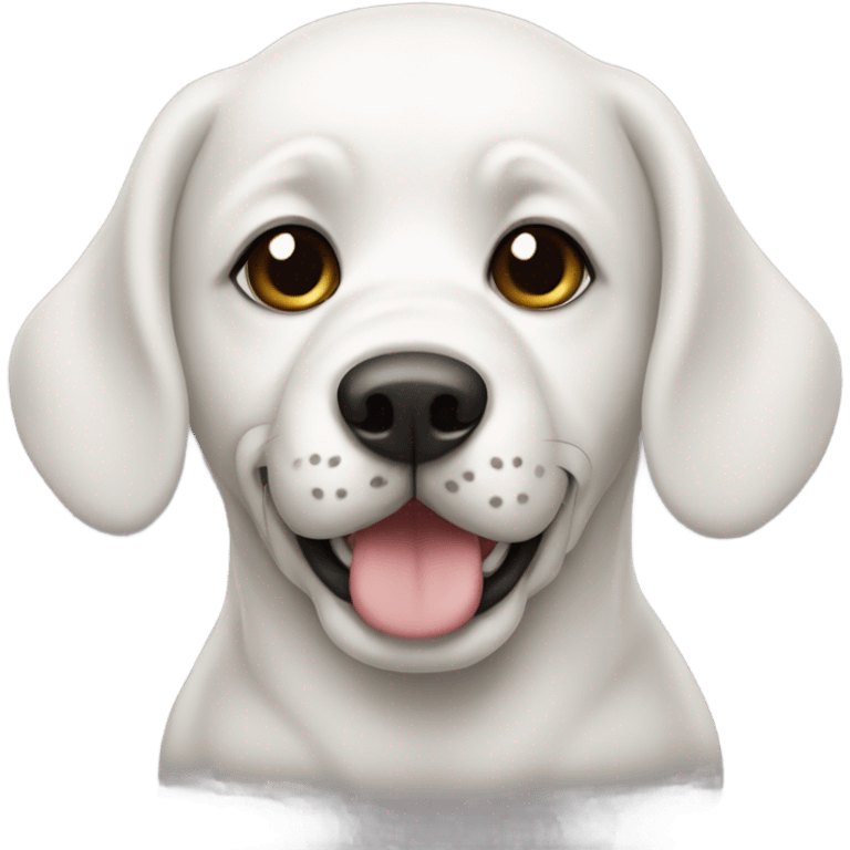 Perro blanco emoji