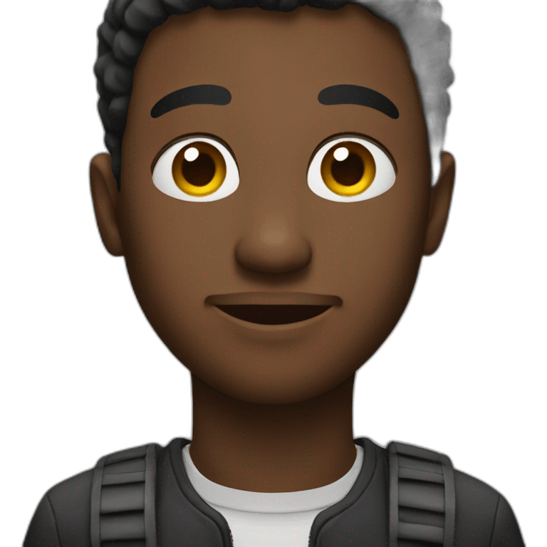 face of a black man emoji