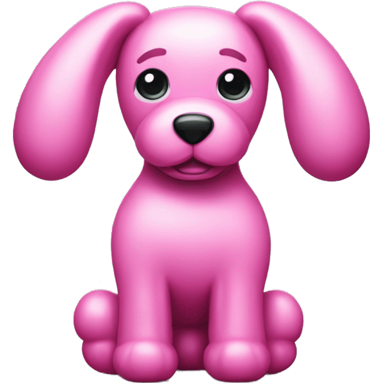 pink balloon dog emoji