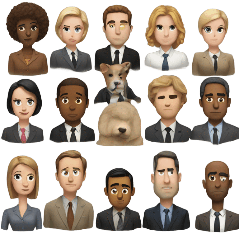 The office characters emoji