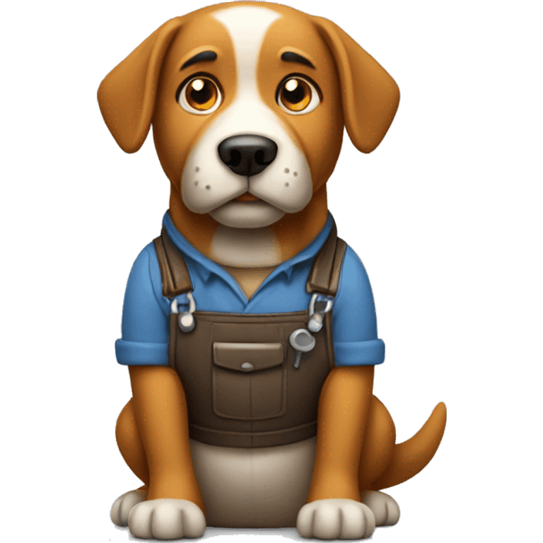 Dog plumber emoji