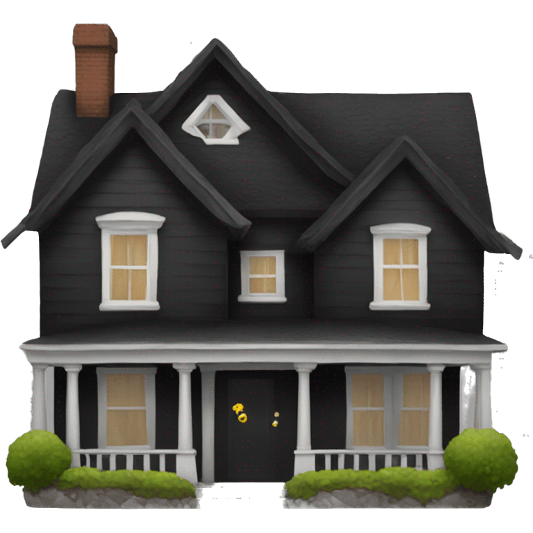 black house dirty emoji