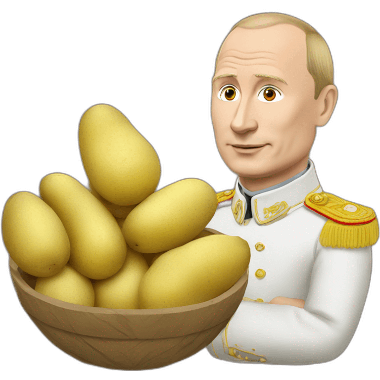 Putin with potatoes emoji