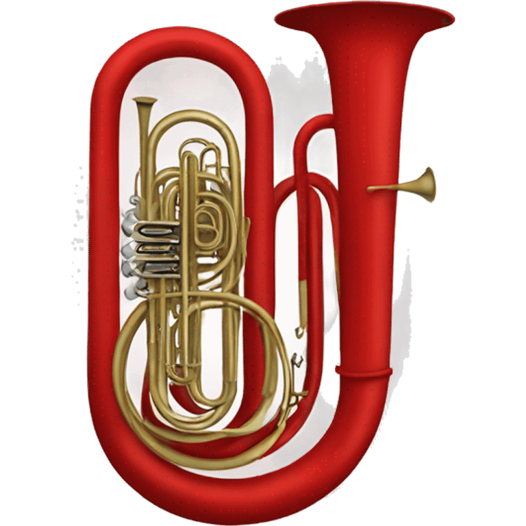 Red Tuba emoji